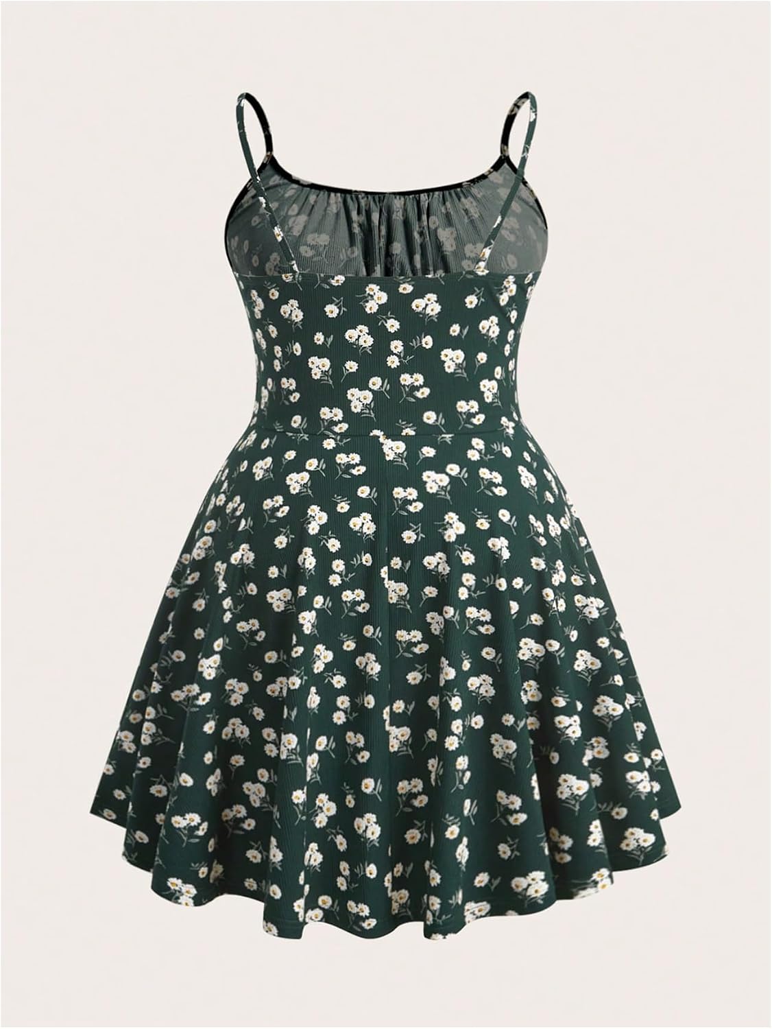 Verdusa Women's Plus Size Floral Summer Dresses Boho Short Sundress Holiday Cami Flowy Dress