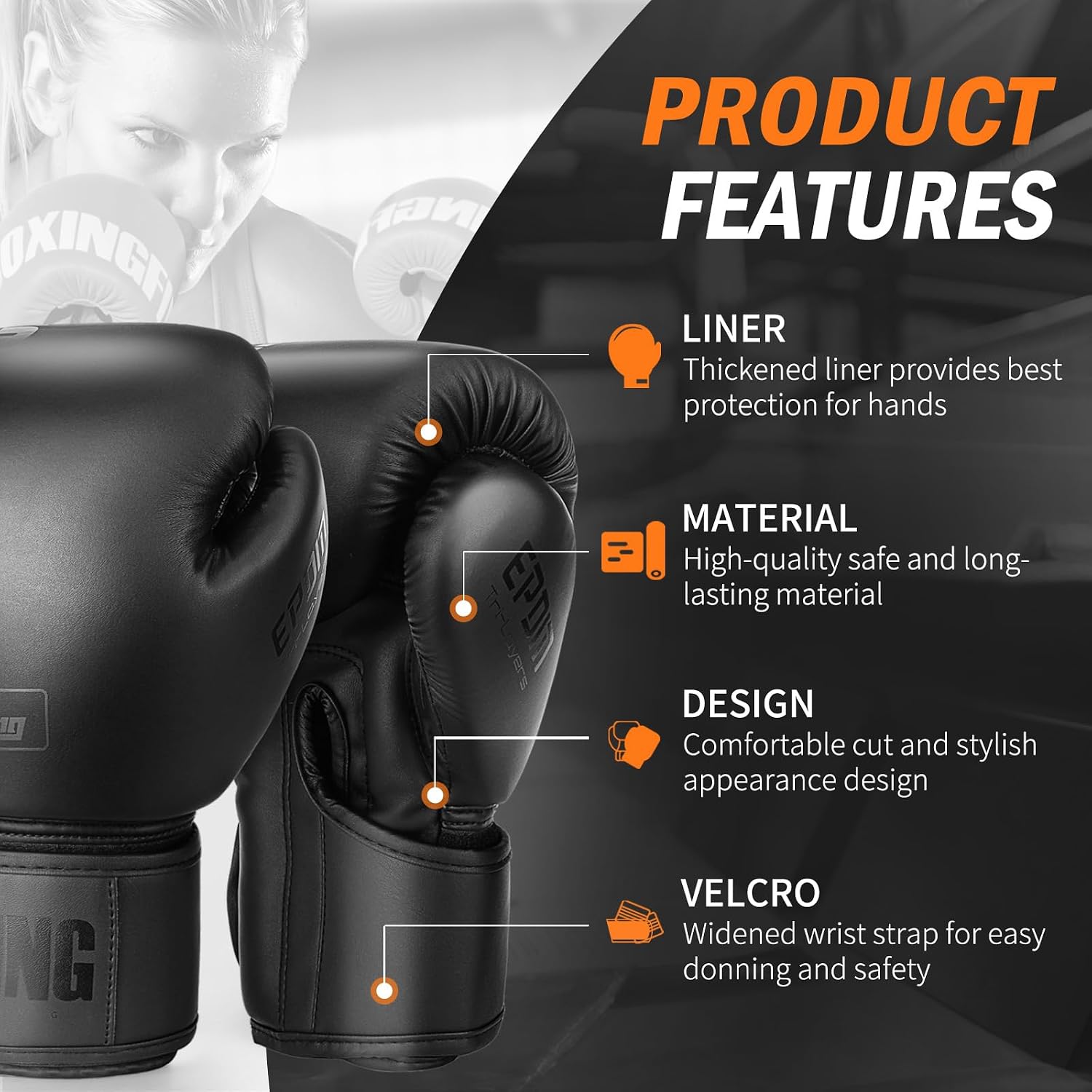 Boxing Gloves for Men Women Adults