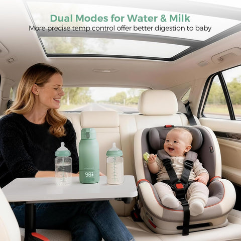 Momcozy Portable Bottle Warmer for Breast Milk, Baby Travel Essentials