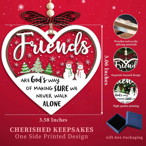 Friendship Ornament,Friends Gift for Women Christmas Ornaments 2026