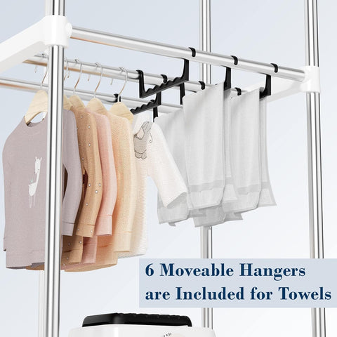 Clothes Dryer, Portable Drying Machine with Timer, 60inch Laundry Drying Wardrobe with Large Capacity, Electric Dryer/Rack for Home | Appartments (Blue IM5)