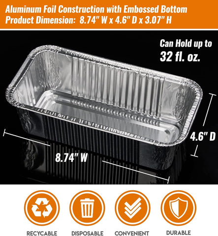 NUPICK 25 Pack Drip Pans for Traeger Timberline 850 & 1300 Grease Pan Liner (Gen 1 and 2 Models), BAC404/BAC582 Grill Drip Trays