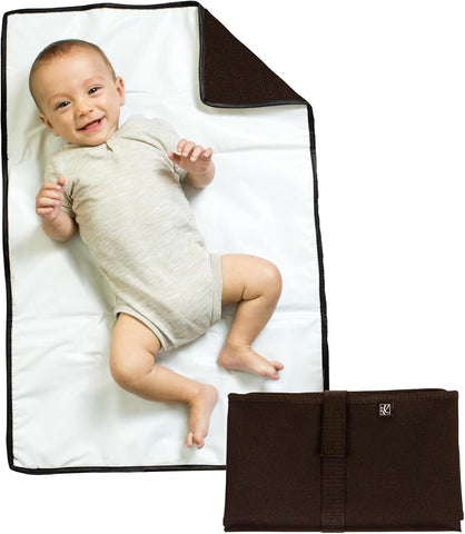 J.L. Childress X-Large Full Body Portable Changing Pad for Babies, Black (Pack of 6)