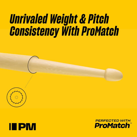 ProMark Classic Forward FireGrain 5B Drumsticks Wood Tip