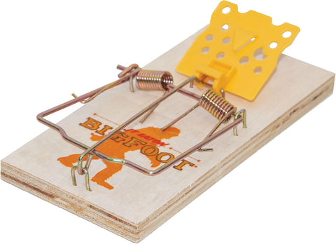 BIGFOOT Rat Size Snap Trap with Expanded Trigger – Heavy-Duty Wooden Rat Trap with Adjustable Sensitivity for Effective Rodent Control