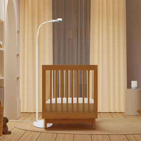 Didalo Floor Stand for Nanit Pro Baby Monitor, Gooseneck Swivel Holder Mount with Adjustable Height and Stable Base,Without Tools or Wall Damage(Camera not Included)