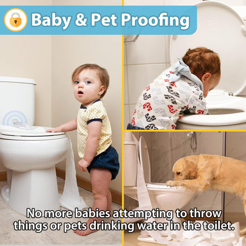 4our Kiddies 2 Pack Baby Toilet Lock for Child Safety, Toilet Seat Lock