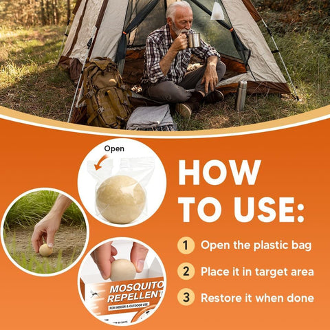Mosquito Repellent Outdoor Patio, Indoor Mosquito Repellent Balls 8 Packs