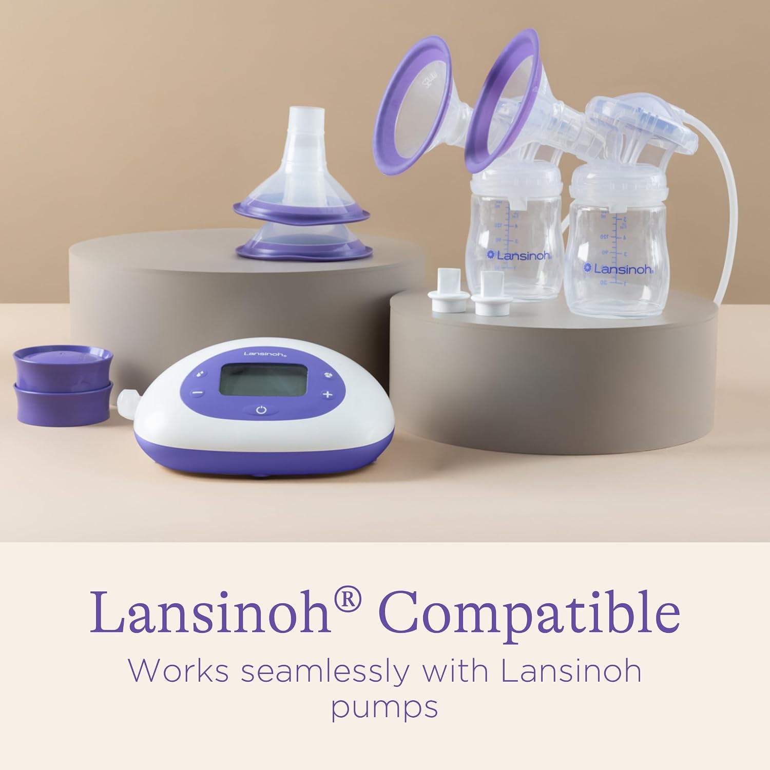 Lansinoh Breast Pump Flanges, 28mm, 2 Count