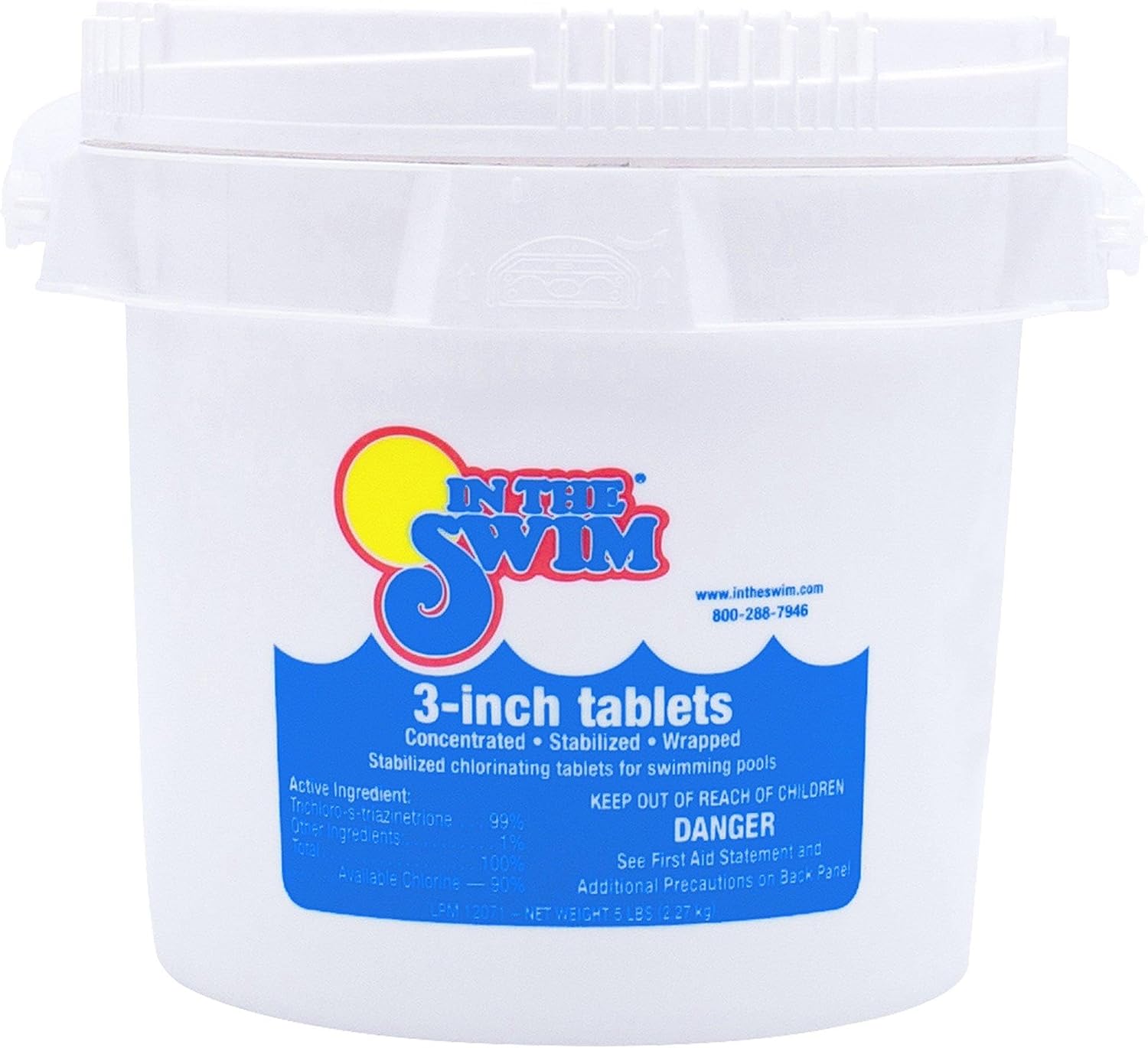 In The Swim 3 Inch Stabilized Chlorine Tablets - 5 Pounds