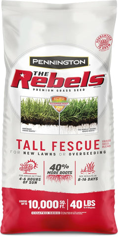 Pennington The Rebels Tall Fescue Grass Seeds for Lawn, 40 lb