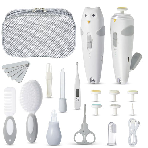 Lictin Baby Healthcare and Grooming Kit, 26 in 1 Electric Nail Trimmer Set