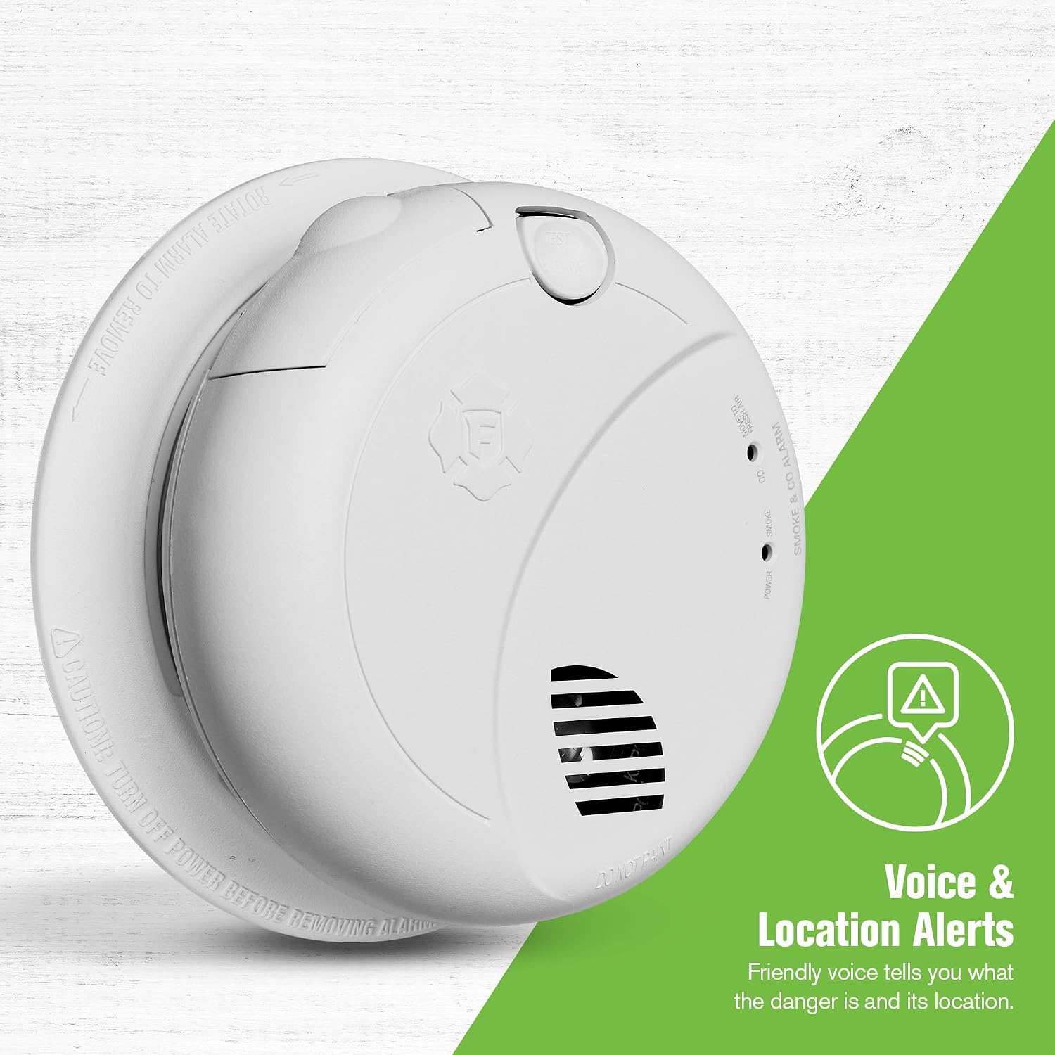 First Alert Hardwire Combination Smoke & Carbon Monoxide Alarm with Voice