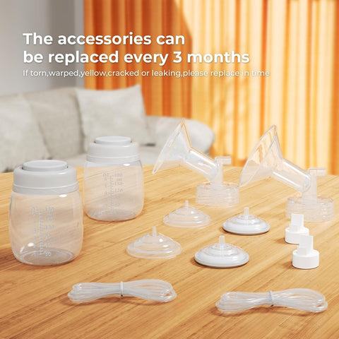 Hranio Breast Pump Parts Compatible with 17mm Spectra Flange 17mm Spectra Replacement Pump Parts s1 s2 (Flange 17mm 2 Pcs)