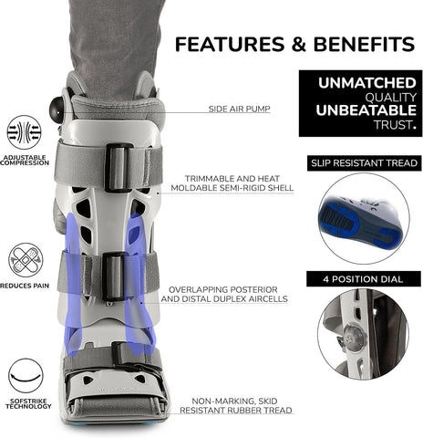 Aircast AirSelect Walker Brace/Walking Boot (Elite, Short and Standard)