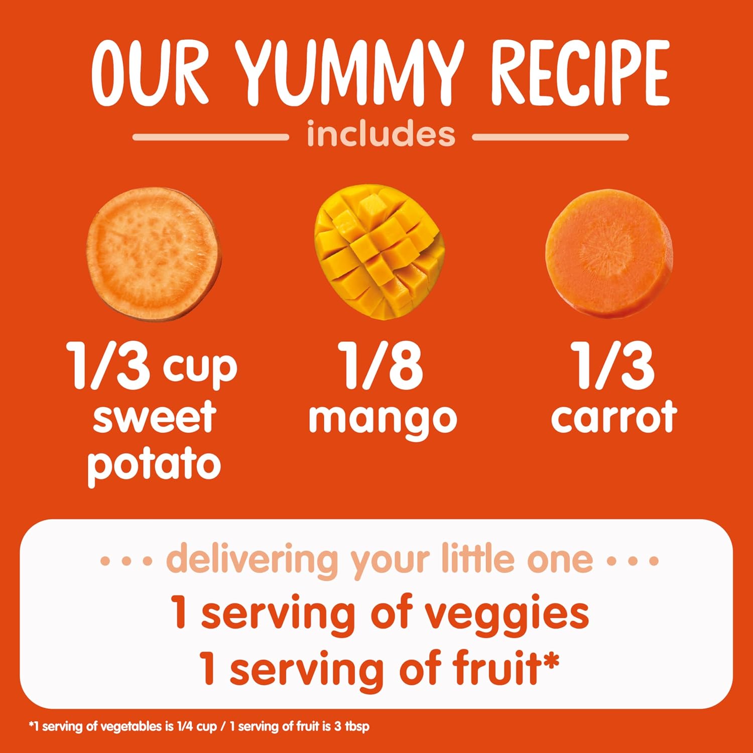 HAPPY BABY Clearly Crafted, Stage 2,Sweet Potato, Mango & Carrots, 4oz (16)