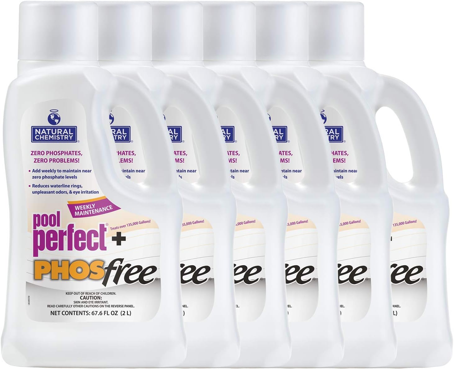 Natural Chemistry Pool Perfect + Phosfree, 2 Liter, 3 Pack