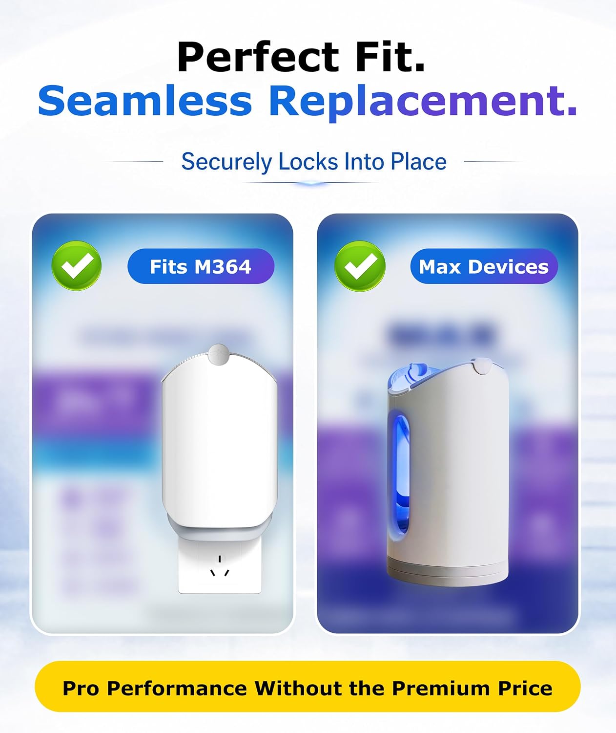 Refill Cartridges, 10 Pack 2026 Upgraded Refills Compatible with Devices (M364 & Max), Easy Replacement & Long-Lasting Use