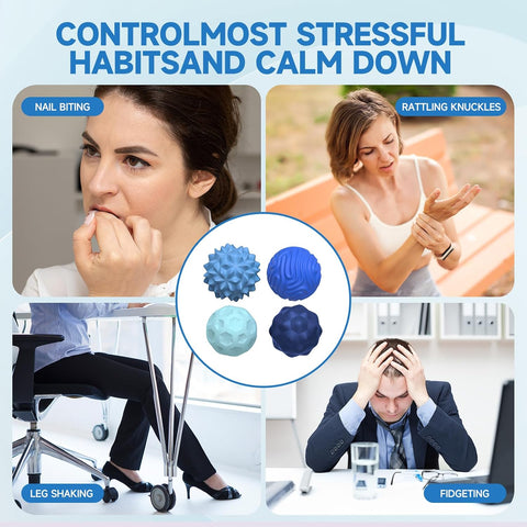Magnetic Fidget Balls for Adults & Teens, Silent Fidget Toys for Office