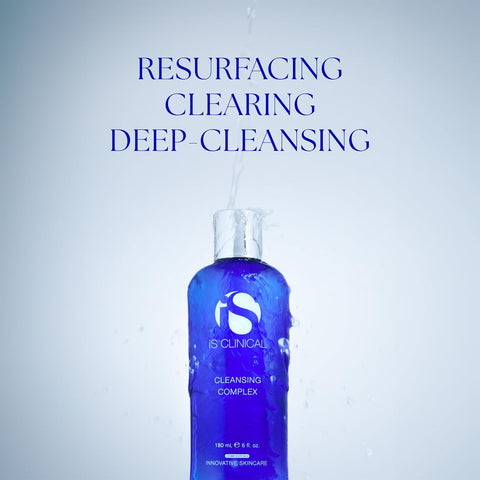 iS CLINICAL Cleansing Complex, 3in1 Gentle deep pore cleanser Face Wash and Makeup remover, Helps Acne-Prone skin