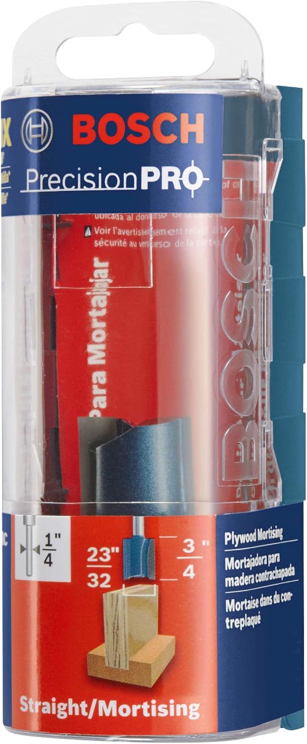 Bosch 84602MC 23/32 in. x 3/4 in. Carbide-Tipped Plywood Mortising Router Bit