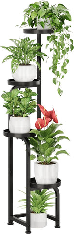 Bamworld Tall Plant Stand Indoor Outdoor Corner Metal Flower Pot Stands