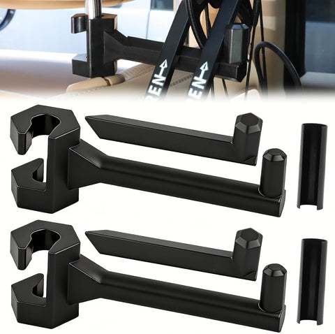 Bow Hanger for Truck, 2 Set Archery Hunting Shooting Bracket Headrest Mount,Universal Compound Bow Holder for Vehicle Storage and Hunting Transport