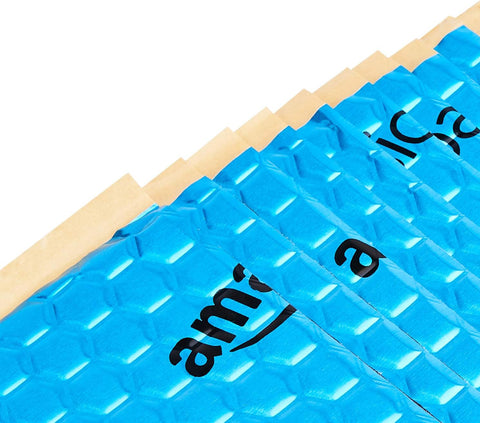 Amazon Basics Car Sound Deadening Mat, 18" x 32", 9-Piece, Noise and Heat Insulation, Vibration Dampening, 0.08-inch Thick