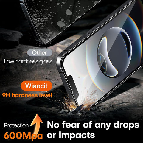 Wiaocit Tempered Glass Screen Protector for iPhone 16e/iPhone 17e