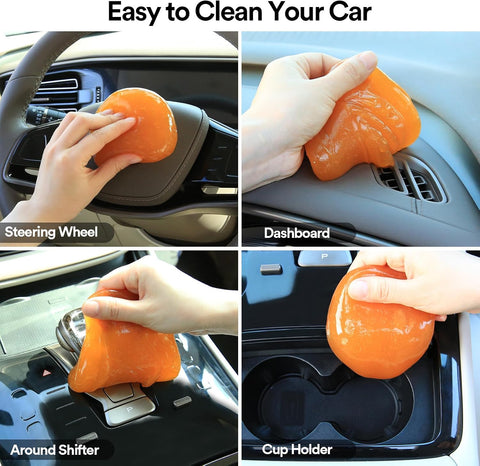 PULIDIKI Car Cleaning Gel Putty Car Cleaning Kit Car Interior Cleaner Slime