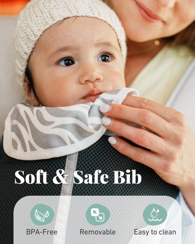 MOMTORY Safety-Certified 6-in-1 Baby Carrier Newborn to Toddler, Grey