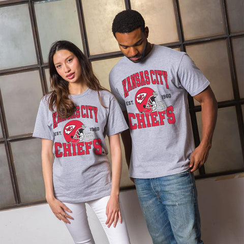 Junk Food Clothing x NFL - Championship Drive - Short Sleeve Fan Shirt for Men and Women - Officially Licensed NFL Apparel