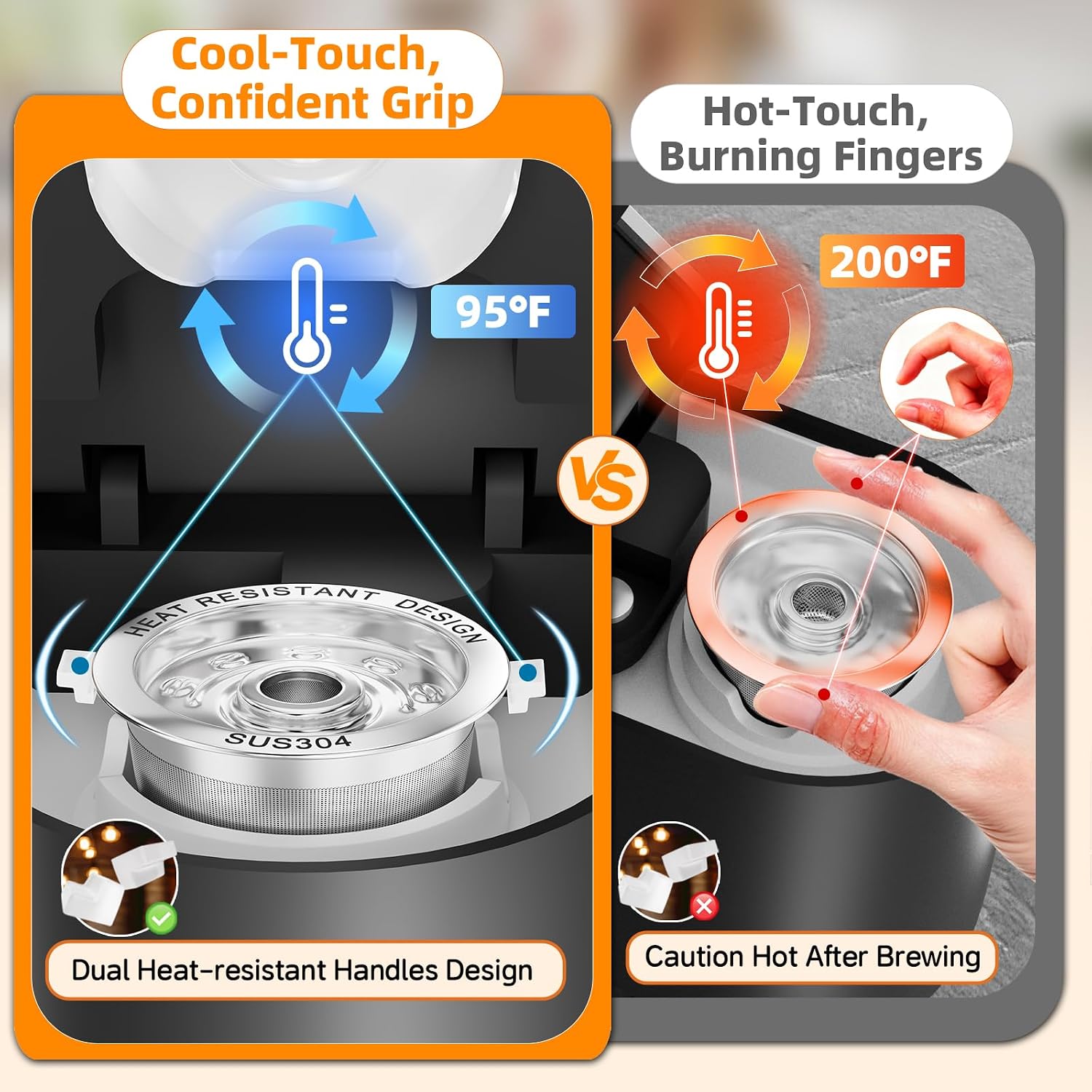 4 Pack Reusable K Cups for Keurig 1.0 Coffee Machine