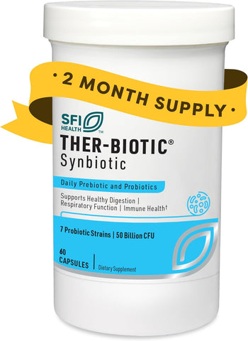 Klaire Labs SFI Health Ther-Biotic Synbiotic, 60 Count