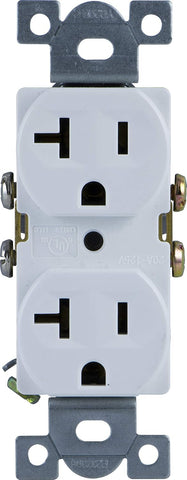 GE Duplex Wall Outlet, 2 Grounded Outlets, Light Almond