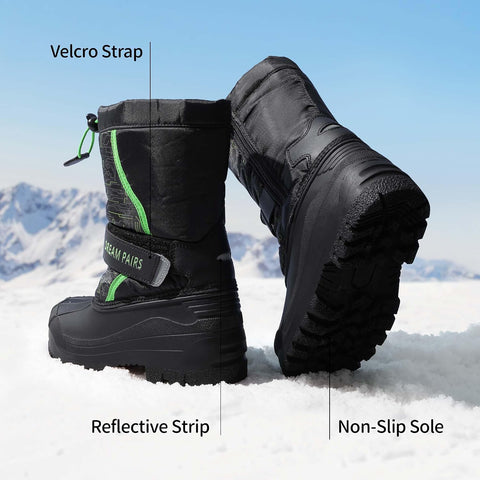 DREAM PAIRS Unisex Snow Waterproof Winter Boots