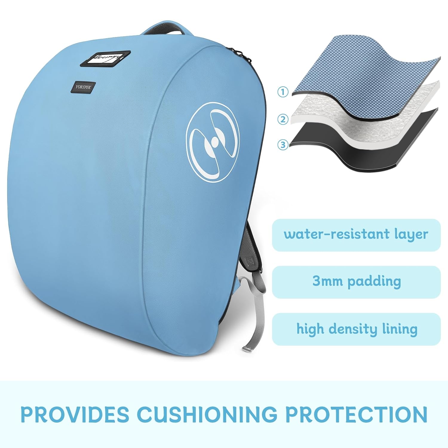 YOREPEK Padded Car Seat Stroller Travel Bag for Air Travel Gate Check