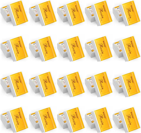 Rosin Violin Rosin Light Low Dust Rosin 20 Pack for Bows for Violin Viola and Cello (F02-20Pack)