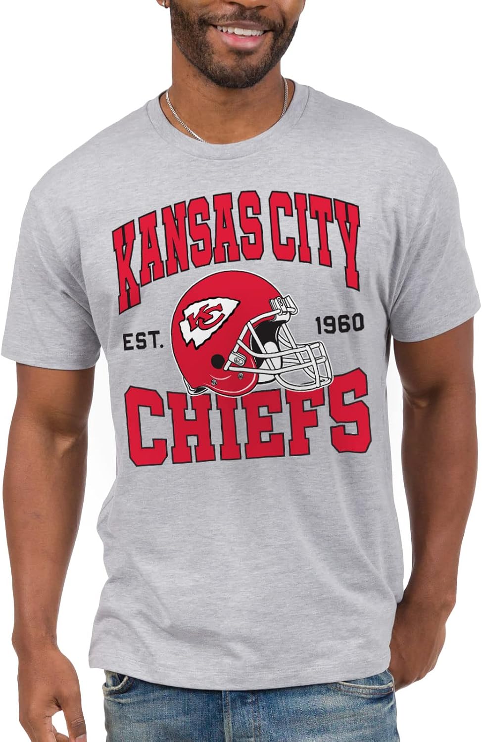 Junk Food Clothing x NFL - Championship Drive - Short Sleeve Fan Shirt for Men and Women - Officially Licensed NFL Apparel