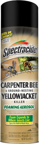Spectracide Carpenter Bee & Gound-Nesting Yellowjacket Killer, 16 Oz