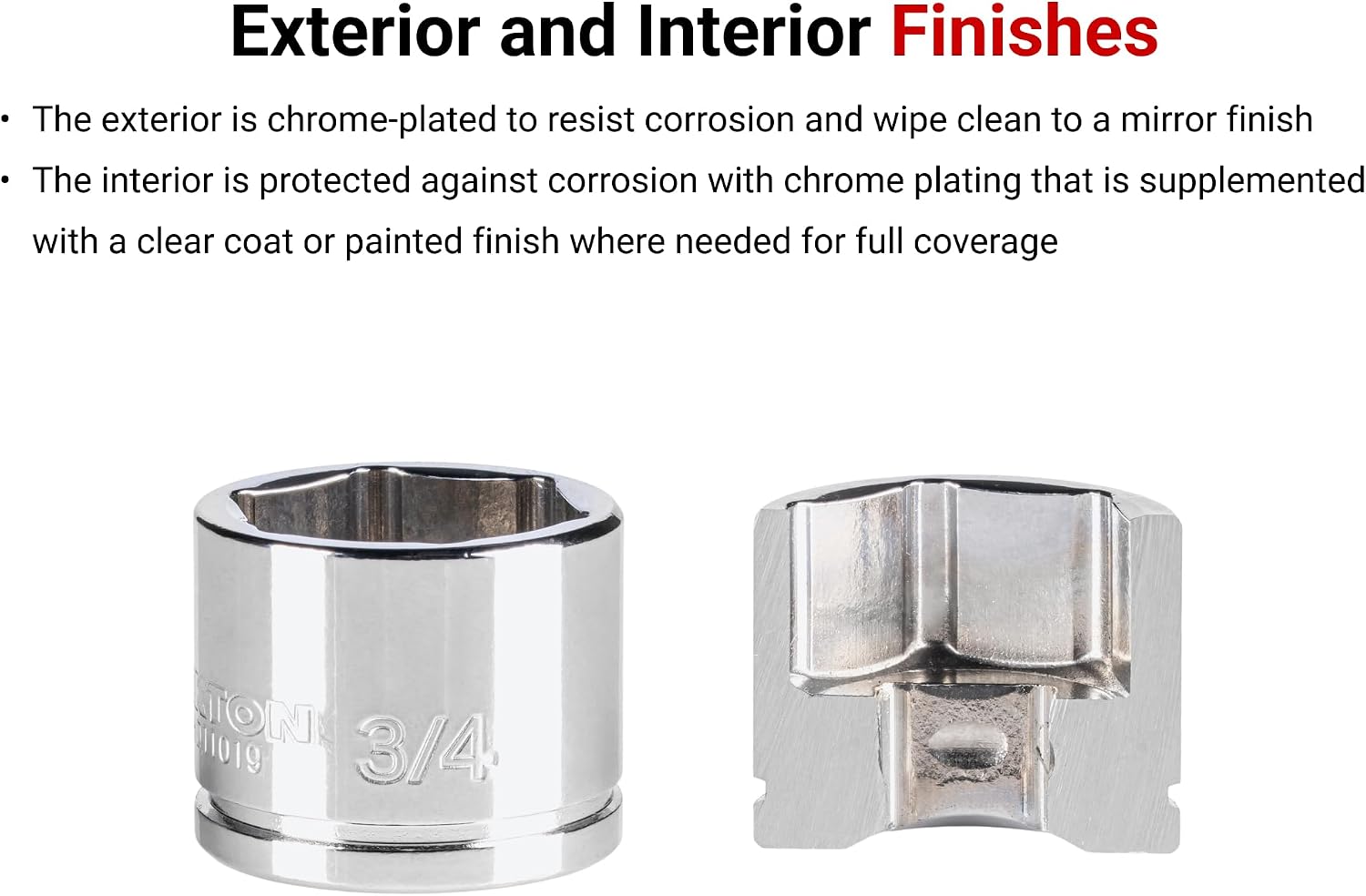 TEKTON 3/8 Inch Drive x 5/16 Inch Extra-Shallow 6-Point Socket | SHD11008