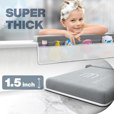 Benicci Bath Kneeler and Elbow Rest Pad Set, Kneeling Mat for Baby Bathing