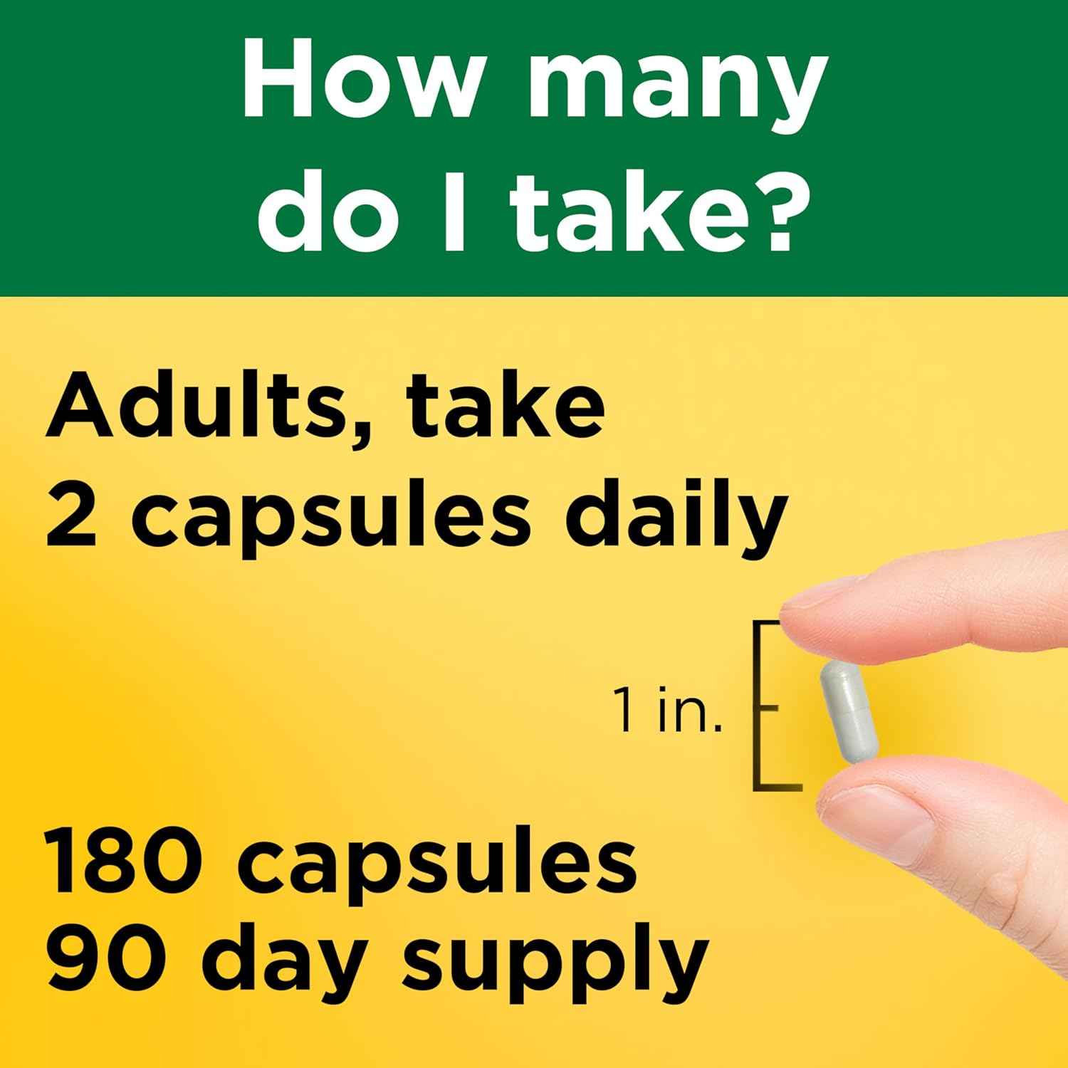 Nature Made Magnesium Glycinate 200 mg per Serving, 180 Capsules | High Absorption Magnesium Supplement for Muscle, Heart and Bone Support, Magnesium Bisglycinate Capsules, 90 Day Supply