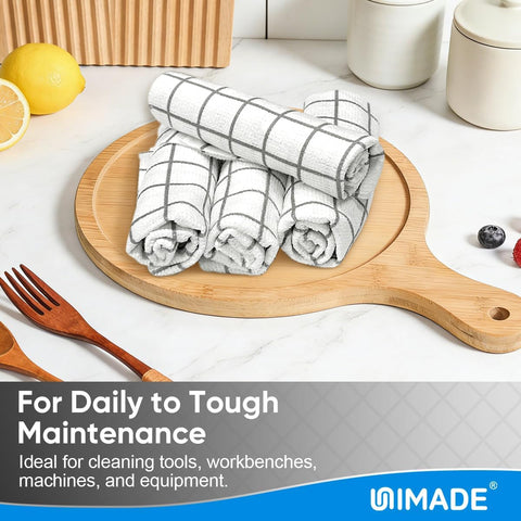 UNIMADE Microfiber Cleaning Cloths, 100 Sheets Kitchen Towels & Dish Cloths