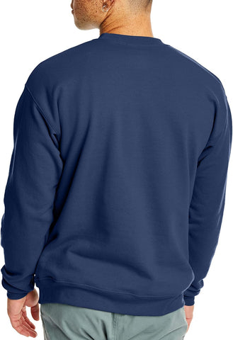 Hanes Men's Sweatshirt, EcoSmart Fleece Crewneck Sweatshirt, Big & Tall Available, 1 or 2-Pack