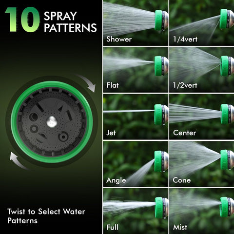 RESTMO 10-in-1 Water Hose Nozzle, Garden Hose Sprayer for Outdoor