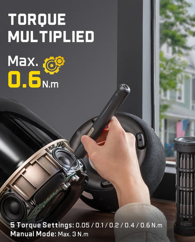 Fanttik E2 Ultra Electric Screwdriver, Screwdriver for Electronics (Grey)