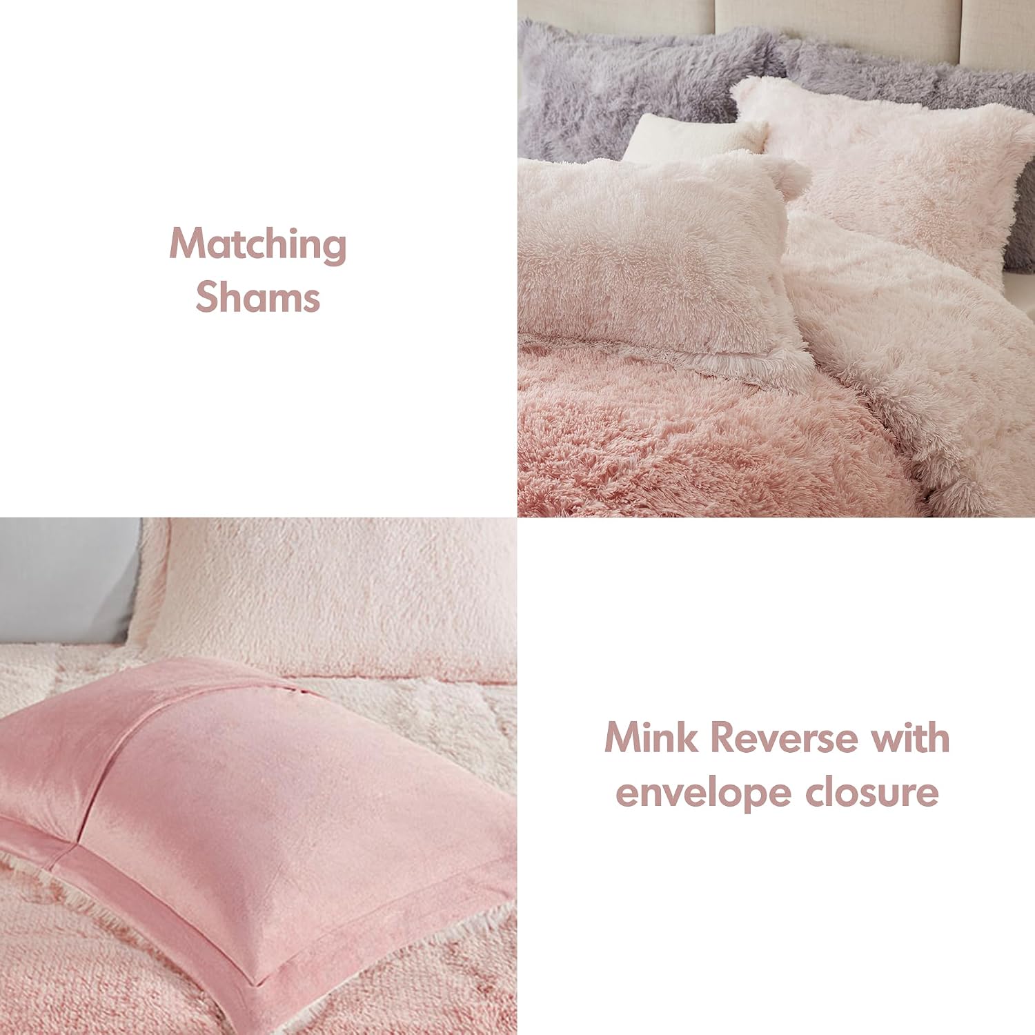 Intelligent Design Brielle Comforter Set, Full/Queen, 3 Piece, Blush