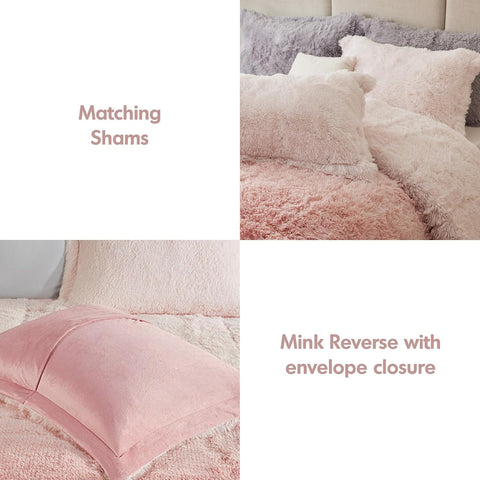 Intelligent Design Brielle Comforter Set, Full/Queen, 3 Piece, Blush