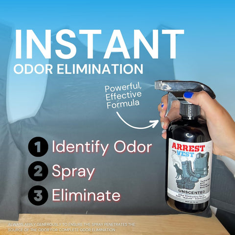 Arrest My Vest Odor Eliminator Refill for Body Armor, Midnight, 1 Gallon
